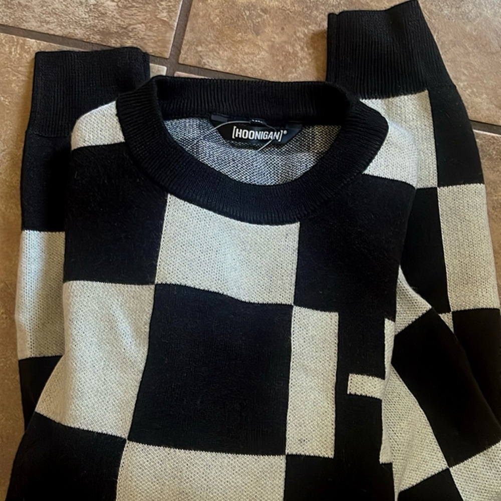 Final Lap Jacquard Sweater